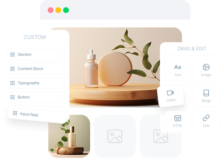 Visual Drag-and-Drop Builder